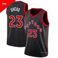 Mens Toronto Raptors #23 Jamal Shead Black Statement Edition Jersey