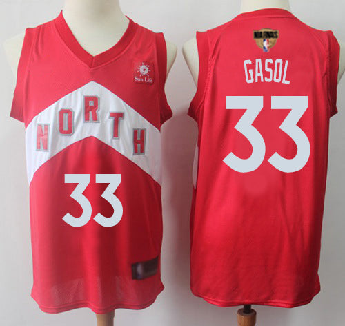 Men’s Toronto Raptors  #33 Marc Gasol Nike Earned Edition Jersey
