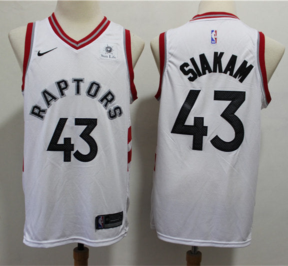 Mens Toronto Raptors #43 Pascal Siakam Nike White Association Editio Basketball Jersey