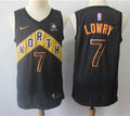 Men’s Toronto Raptors #7 Kyle Lowry Nike Black Gold Swingman Jersey