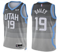 Mens Utah Jazz #19 Ace Bailey Nike 2025-26 Gray City Edition Swingman Jersey