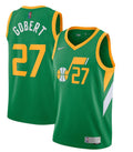 Mens Utah Jazz #27 Rudy Gobert Green Nike 2021 NBA Earned Edition Jersey