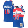 Men’s Washington Bullets #10 Bob Dandridge Blue Washington Bullets 1977-78 Hardwood Classics Swingman Jersey