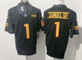 Mens Washington Commanders #1 Deebo Samuel Black Alternate Vapor Limited Jersey