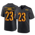Mens Washington Commanders #23 Trey Amos Black Alternate Vapor Limited Jersey