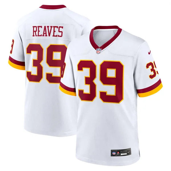 Mens Washington Commanders #39 Jeremy Reaves White REDSKINS ERA Retro Nike Vapor F.U.S.E. Limited Jersey