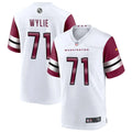 Mens Washington Commanders #71 Andrew Wylie Nike White Away Vapor Limited Jersey