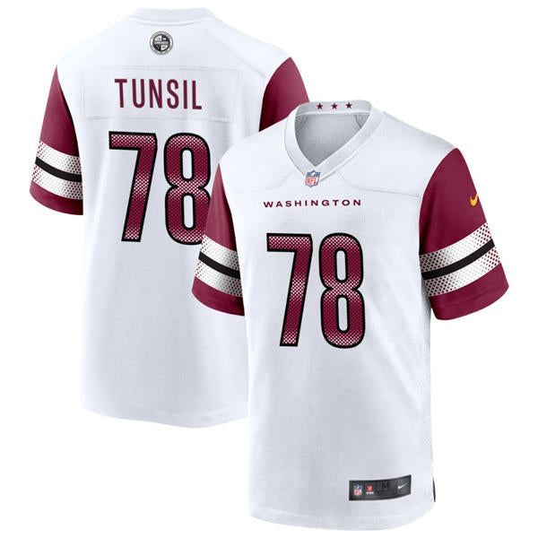Mens Washington Commanders #78 Laremy Tunsil Nike White Away Vapor Limited Jersey