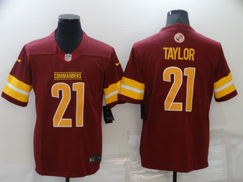Men’s Washington Commanders Sean Taylor #21 Burgundy 2022 Home Retired Limited Jersey