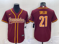 Men’s Washington Commanders Sean Taylor #21 Red Jersey Joint Edition
