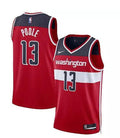 Mens Washington Wizards #13 Jordan Poole Red Nike Icon Edition Jersey