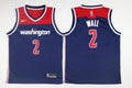Mens Washington Wizards #2 John Wall Navy Nike Statement Edition Jersey