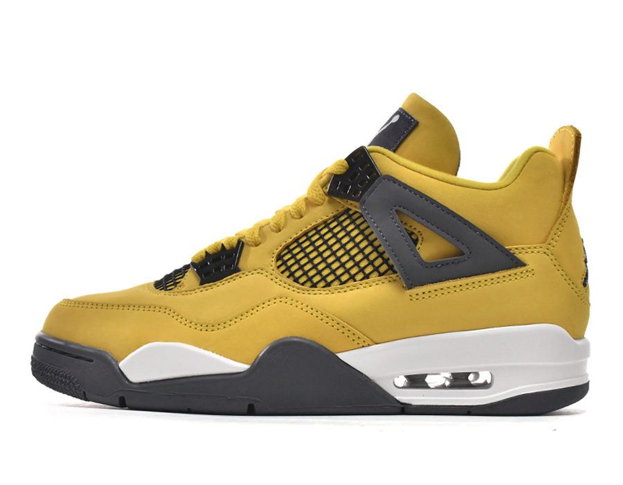 Air Jordan 4  Retro Black and yellow electric mother Lightning (2021) CT8527-700