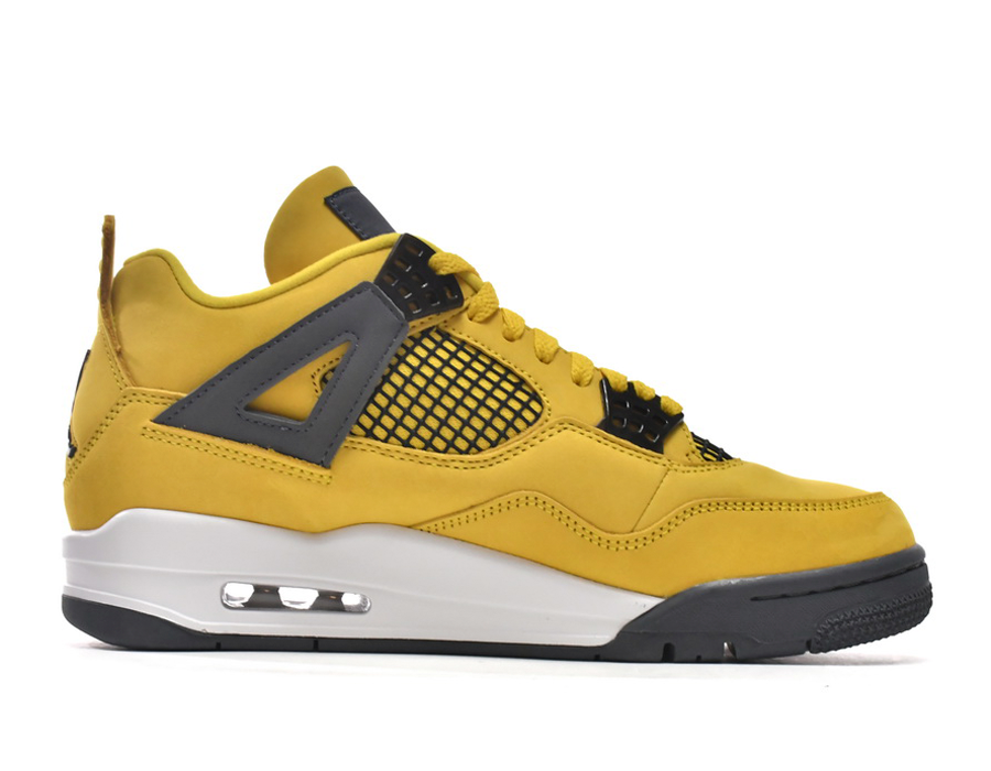Air Jordan 4  Retro Black and yellow electric mother Lightning (2021) CT8527-700