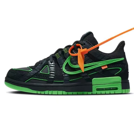 Nike Air Rubber Dunk Off-White Green Strike CU6015-001