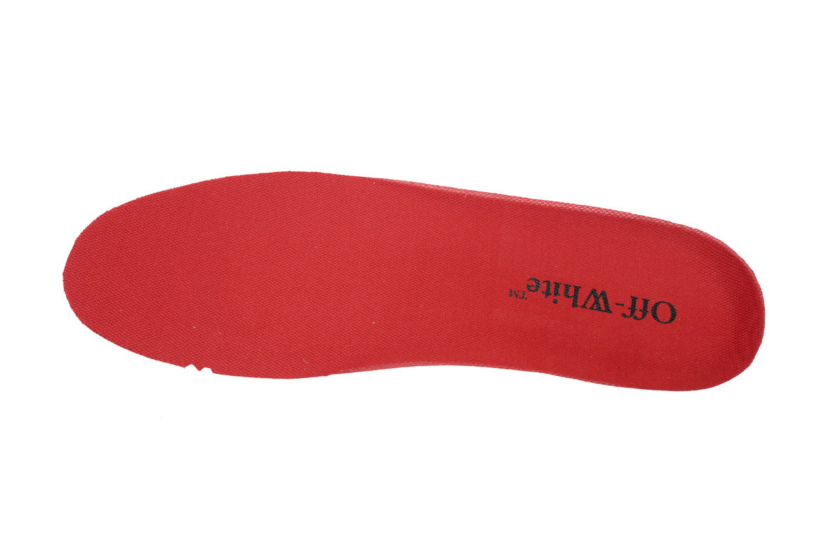 OFF-WHITE Out Of Office OOO Low Tops White Red OMIA189G 23LEA007 0125